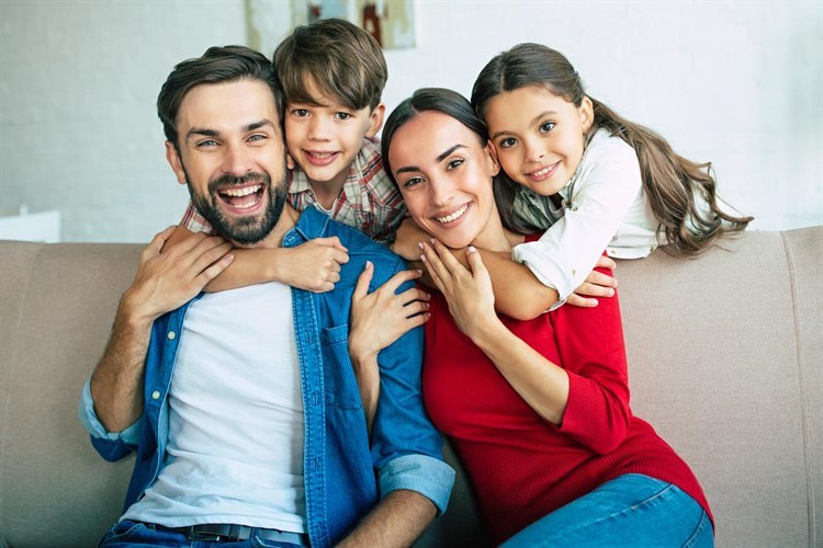 Casa all'asta con figli minorenni.